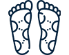 Pranava’s Greenwich villas Green reflexology pathway icon
